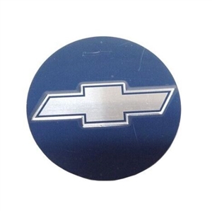 1970 - 1975 Camaro Z28 5-Spoke Wheel Center Cap Metal Decal Insert with Raised Embossed Bowtie, Each