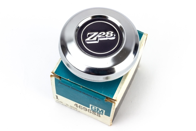 1977 - 1979 Camaro 5 Spoke Wheel Center Cap Z28, Original GM NOS, Each