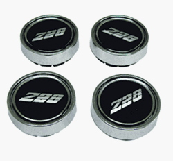1980 - 1981 Camaro Five Spoke N90 Mag Aluminum Wheel Z28 Center Caps, Set