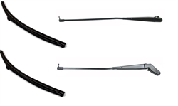 1982 - 1986 Camaro OE Style Windshield Wiper Arm and Blade Kit, Black