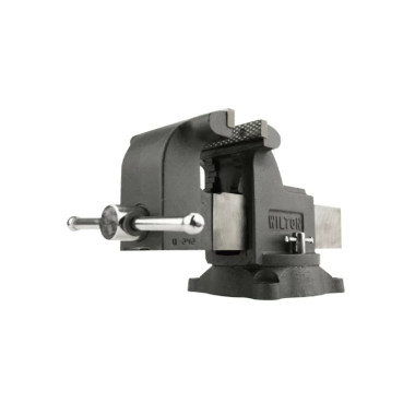 Wilton WS4, Shop Vise, 4" Jaw Width, 4" Jaw Opening, 2-3/4" Throat Depth