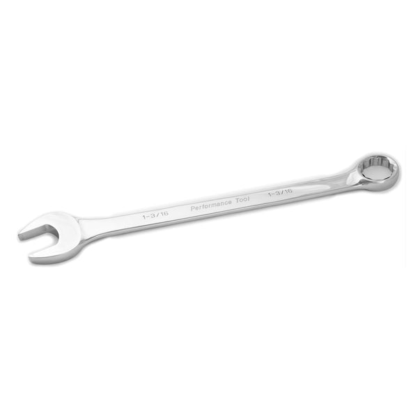 Chrome Combination Wrench, 1-3/16", with 12 Point Box End, Fully Polished, 15-1