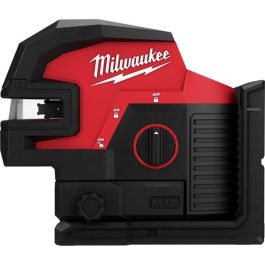 Milwaukee M12 Green Laser – Cross Line & 4-Points