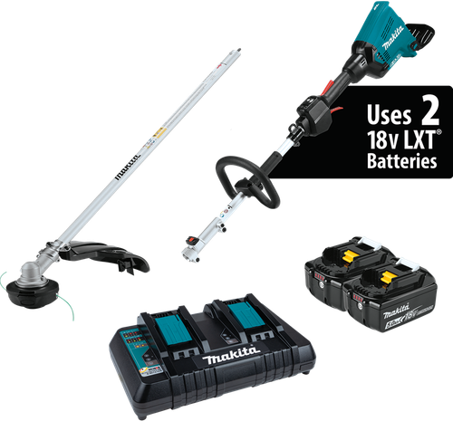 36V (18V X2) LXT™ Brushless Couple Shaft Power Head Kit with String Trimmer Attachment (5.0Ah), XUX01M5PT