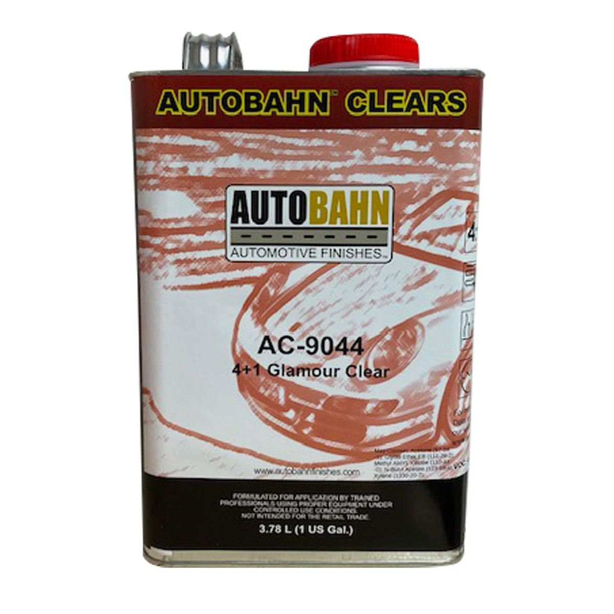 Autobahn Products AC9044-1 Glamour Clearcoat, 1 gal Can, 4:1 Mixing