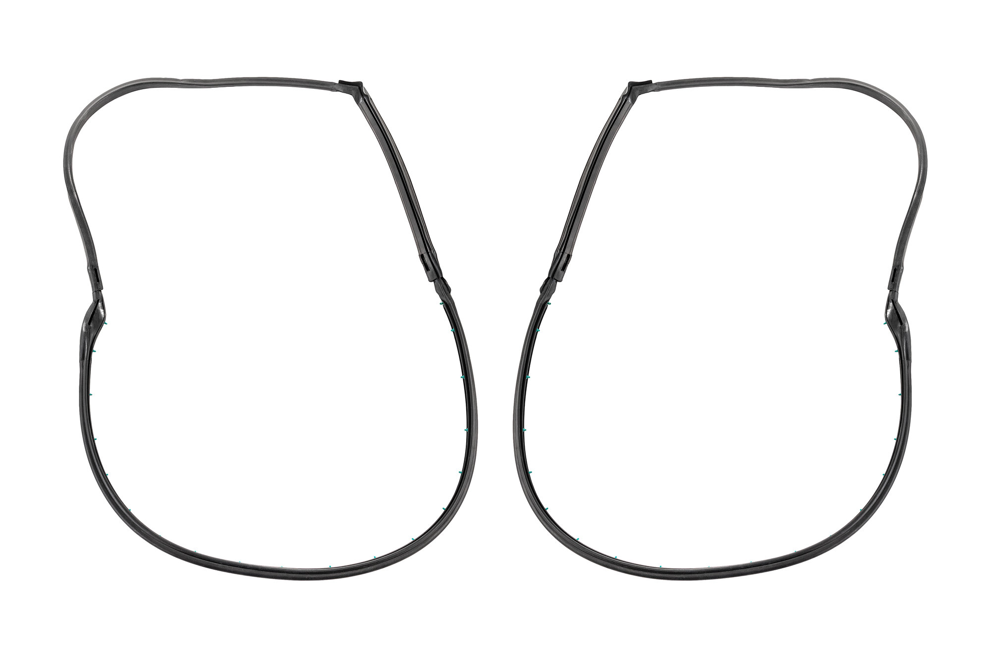 AccuPart Front Door Seals for 97-06 Jeep Wrangler TJ