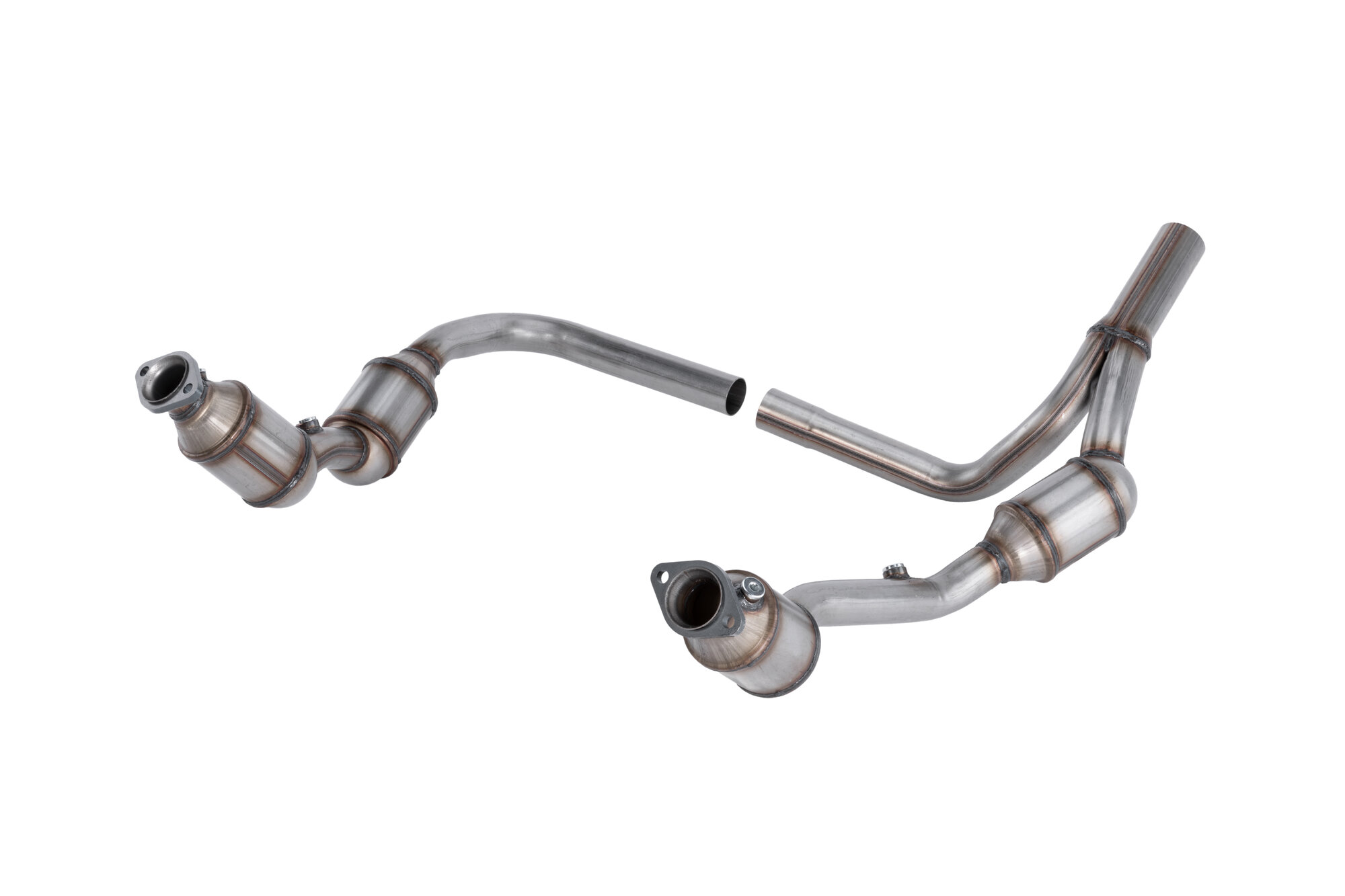 AccuPart Head Y-Pipe with Catalytic Converter for 07-09 Jeep Wrangler JK with 3.8L