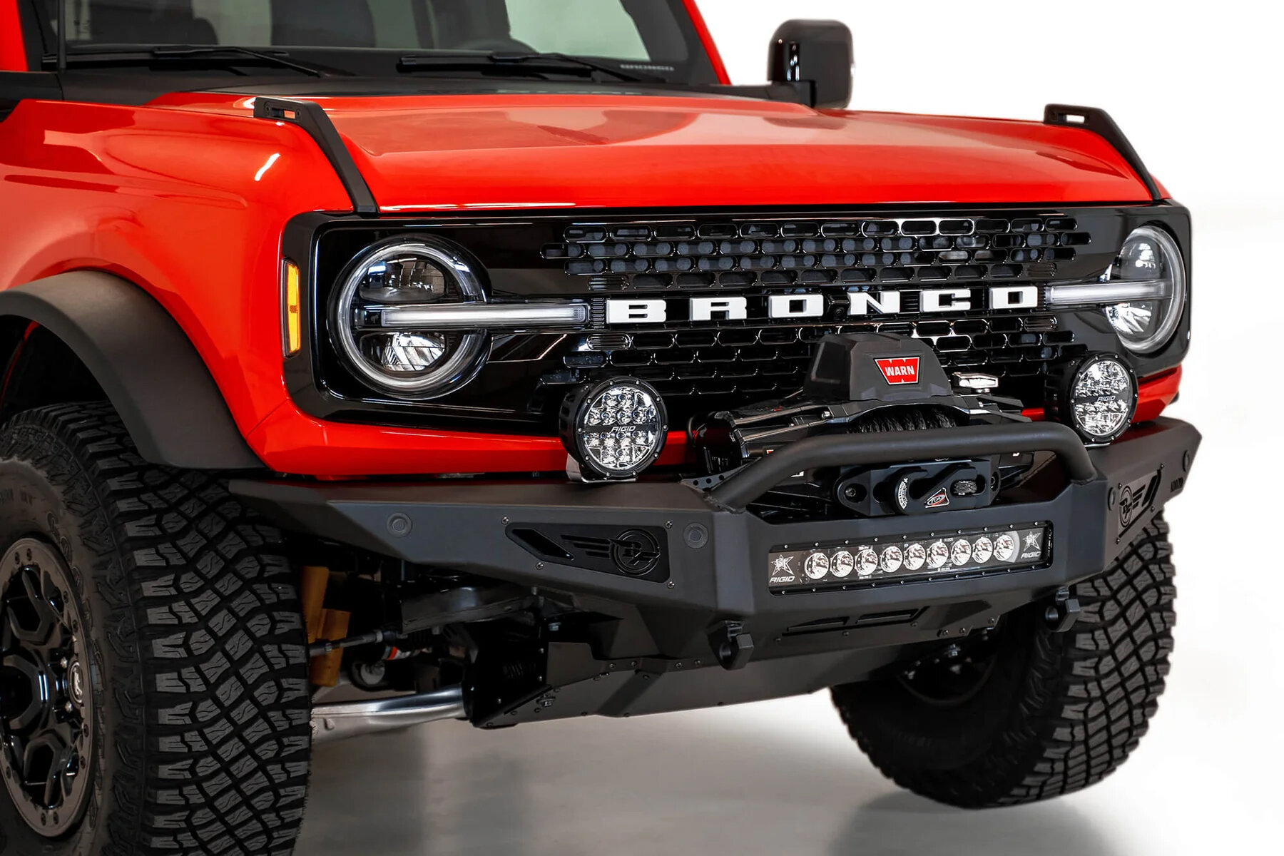 ADD Offroad Rock Fighter Winch Front Bumper for 21-26 Ford Bronco