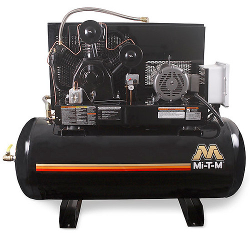 Mi-T-M ADS-20310-120HM Electric Air Compressors, 120-Gallon Two Stage Electric H