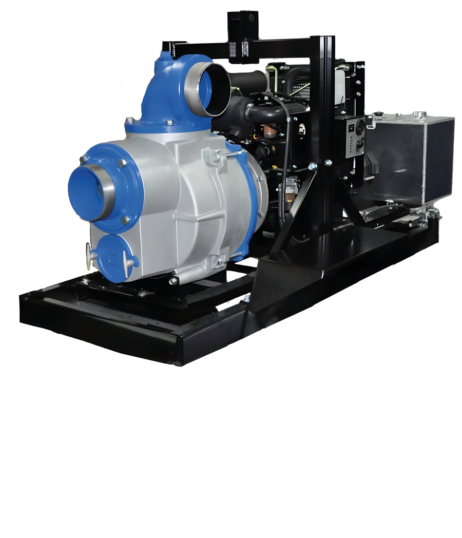 AMT Pumps5586-H6 & 5588-D66 in. Skid Mounted Trash Pump