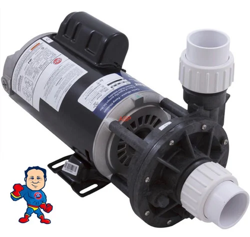 Aqua-Flo FMHP 1.5HP Spa Pump 115V 48Frame 1-1/2″x1-1/2″ 1-2 Speed 13.3A