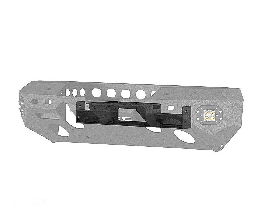 Aries 2072101 Winch Reinforcement Bracket for 07-18 Jeep Wrangler JK with TrailChaser Bumper