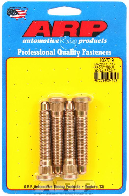 ARP 100-7719 Extended Wheel Studs Mazda Miata M12x1.5 2.750" UHL .507" Knurl