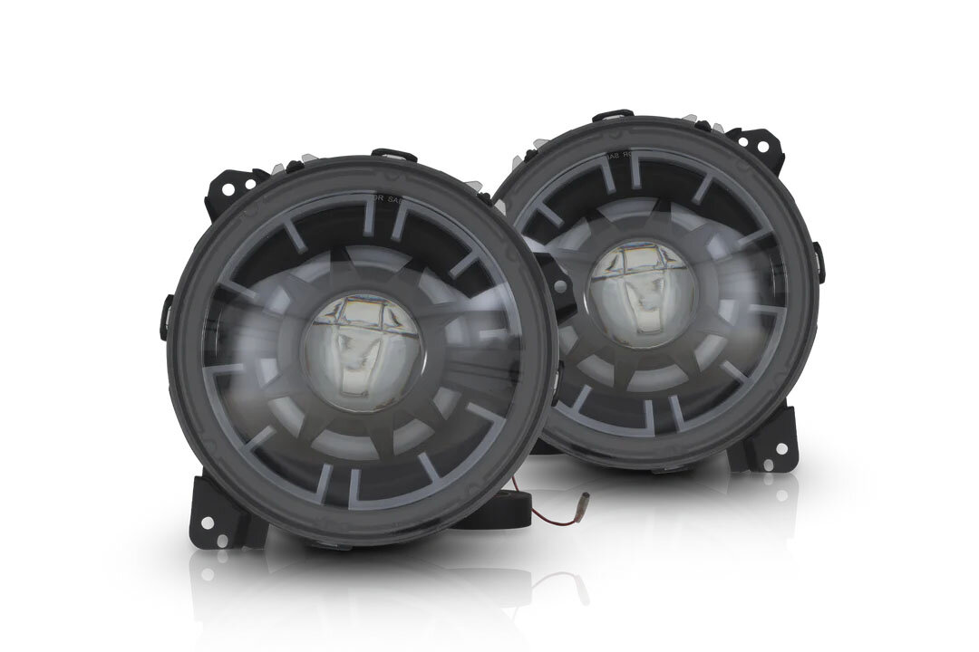 Attica 4x4 CHATT0657-BC Ark Series LED Headlights for 18-26 Jeep Wrangler JL & Gladiator JT