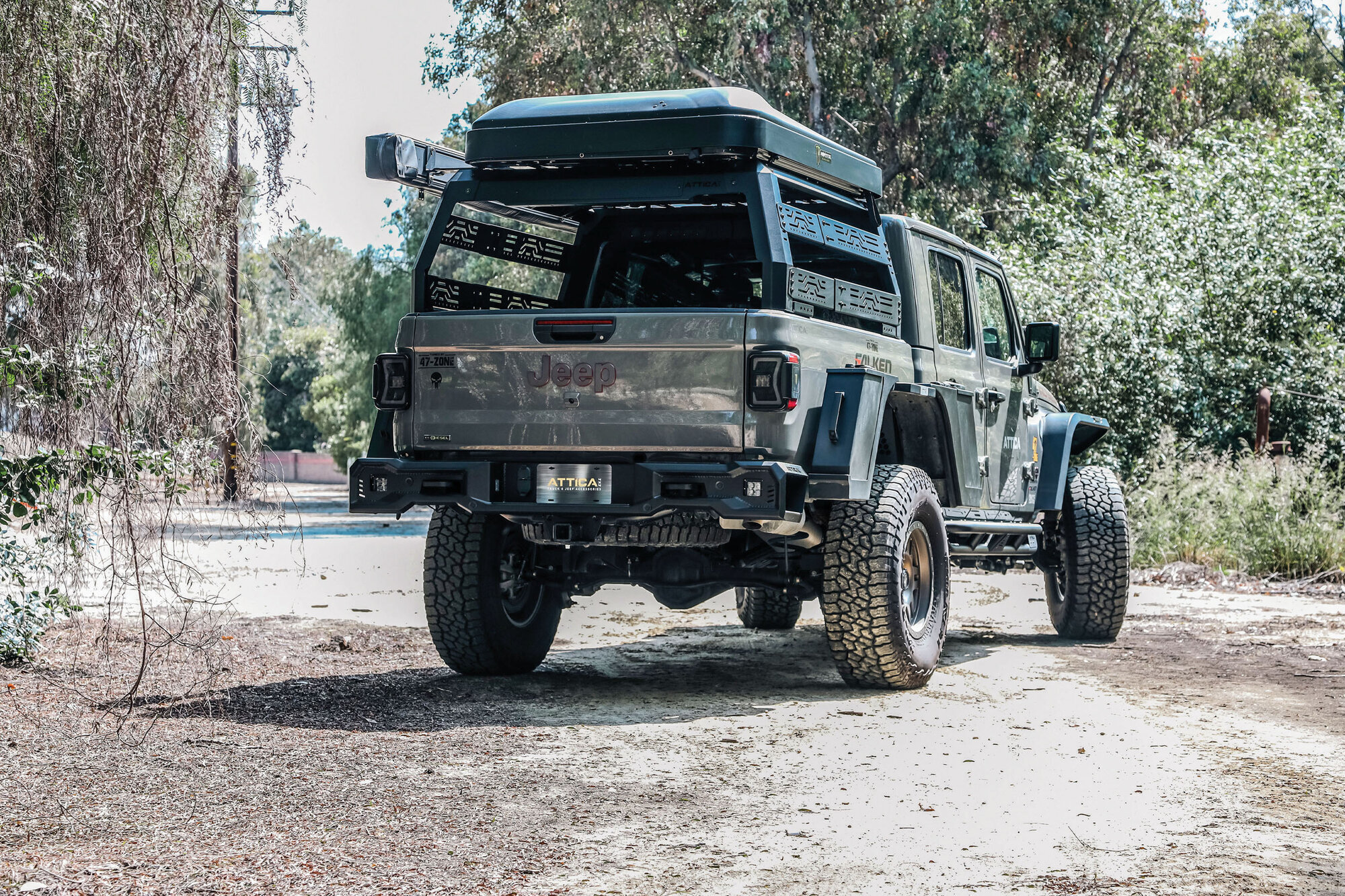 Attica 4x4 Frontier Series Bed Rack for 20-26 Jeep Gladiator JT