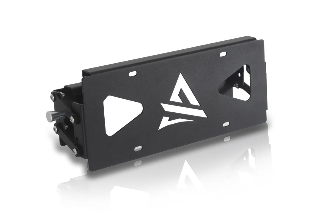 Attica 4x4 ATTK102-BX Terra Series Roller Fairlead License Plate Mount Bracket