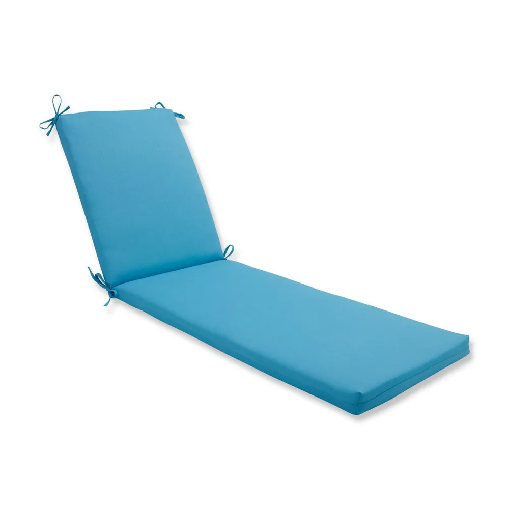 Outdoor Patio Chaise Lounge Cushion – 80″ – Turquoise Blue