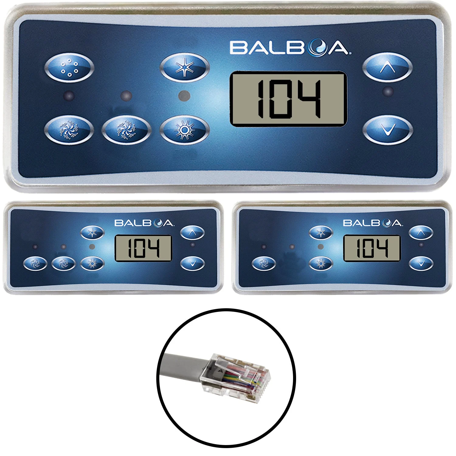 Balboa VL701S 7¼”W Topside Keypad Series
