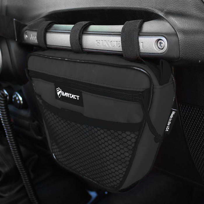 Bartact Dash Grab Handle Storage Bag for 07-26 Jeep Wrangler JK, JL & Gladiator JT