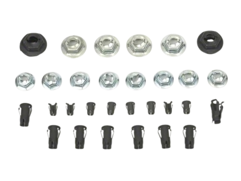 Redline Restomotive 1969 Chevrolet Camaro Emblem Fastener Set, Super Sport (SS) & Rally Sport (RS)