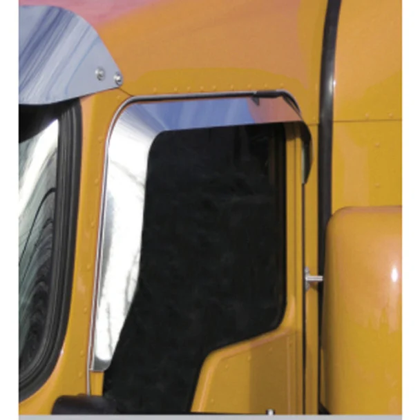 BESTfit Stainless Window Deflectors For Kenworth W/ Daylight Doors