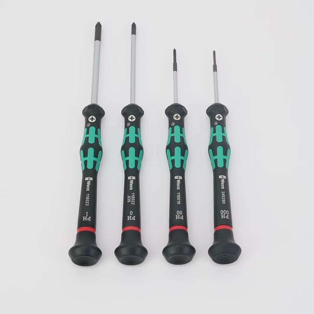Wera 345260 PH/4 Kraftform Micro Phillips Precision Screwdriver Set