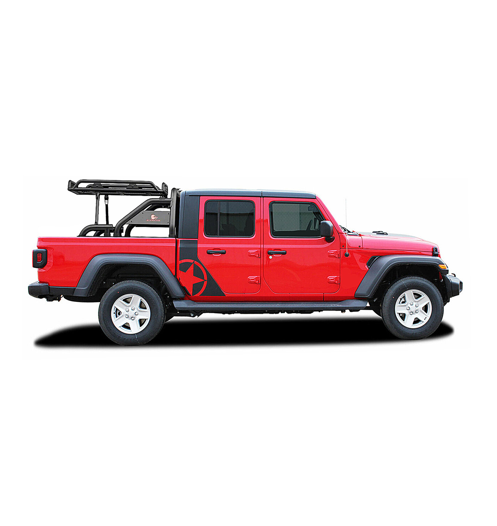 Black Horse Off Road WRB-09BK Warrior Roll Bar for 20-26 Jeep Gladiator JT
