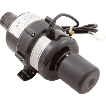 Blower, CG Air Millenium O, 115v, 9.5A, Heater, 3′ AMP, w/Muffler : MO300750120/60A