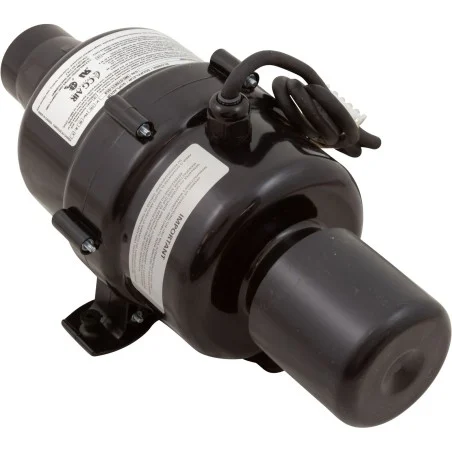 Blower, CG Air Millenium O, 230v, 6.0A, Heater, 3′ AMP, w/Muffler : MO300-240/60A