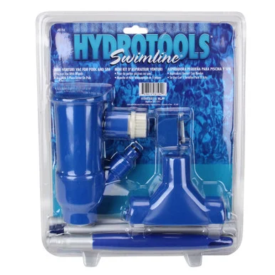Blue and White Mini Vacuum with Wheels for Spa and Kiddie Pools