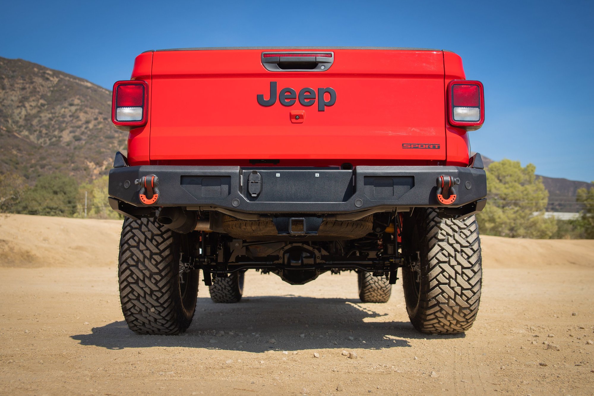 Body Armor JT-2965 Rear Bumper for 20-26 Jeep Gladiator JT