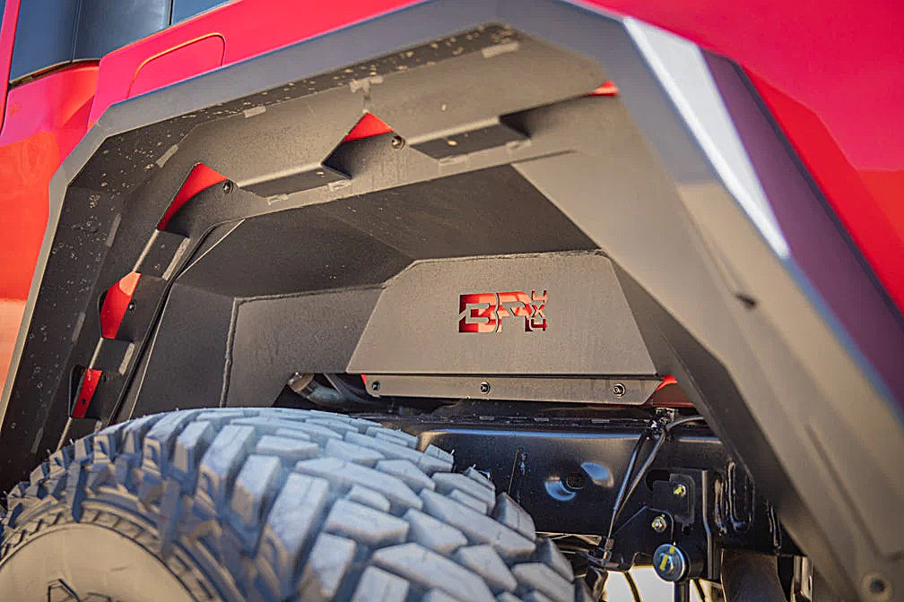 Body Armor JT-6101 Rear Fender Liners for 20-26 Jeep Gladiator JT