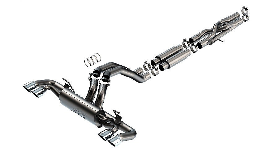 Borla S-Type Cat-back Exhaust System for 21-26 Jeep Wrangler JL Unlimited 4-Door Rubicon 392 with 6.4L