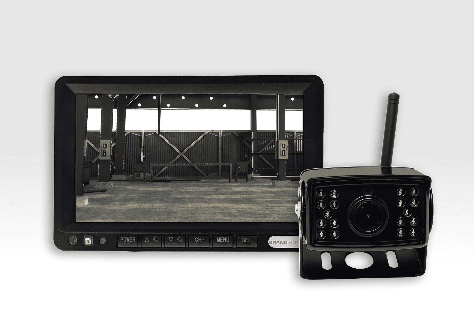 Brandmotion Wireless Backup Camera System with 7″ HD Monitor