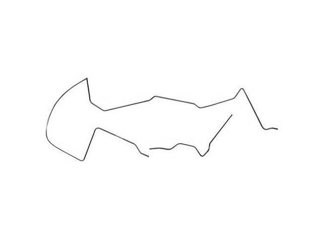 LINE SET, Fuel Tank to Fuel Pump, 5/16 Inch O.D., Carbon Steel (OE Style), (2), Repro