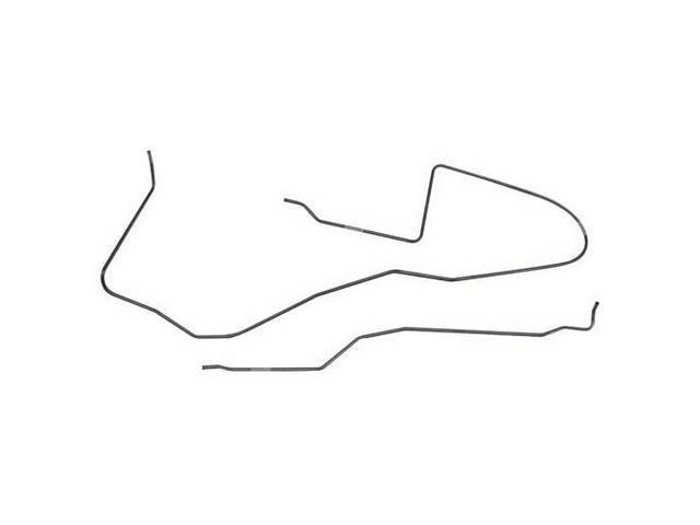LINE SET, Fuel Tank to Fuel Pump, LH side routing, Stainless Steel (OE Were Carbon Steel), (2), Repro