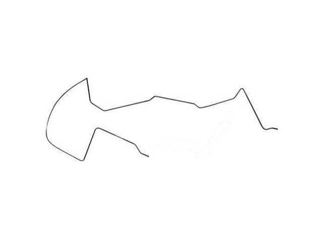 LINE, Fuel Tank Return, 1/4 Inch O.D., Stainless Steel (OE Were Carbon Steel), (1), Repro