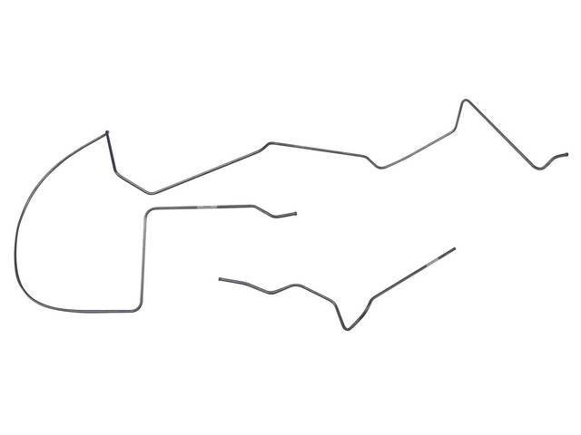 LINE SET, Fuel Tank Return, 1/4 Inch O.D., Stainless Steel (OE Were Carbon Steel), (2), Repro