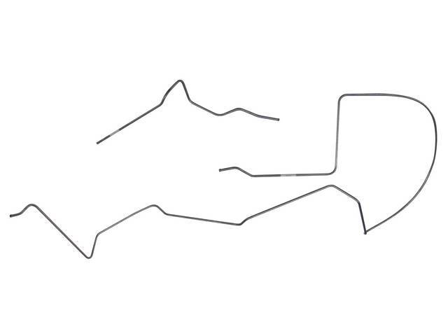 LINE SET, Fuel Tank Vapor, Tank to Canister, 5/16 Inch O.D., Stainless Steel (OE Were Carbon Steel), (2), Repro
