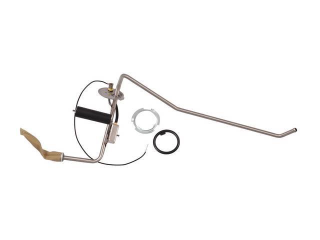 Fuel Tank Sending Unit (sender gauge), 5/16 Inch O.D. single feed line w/o vent line, reproduction
