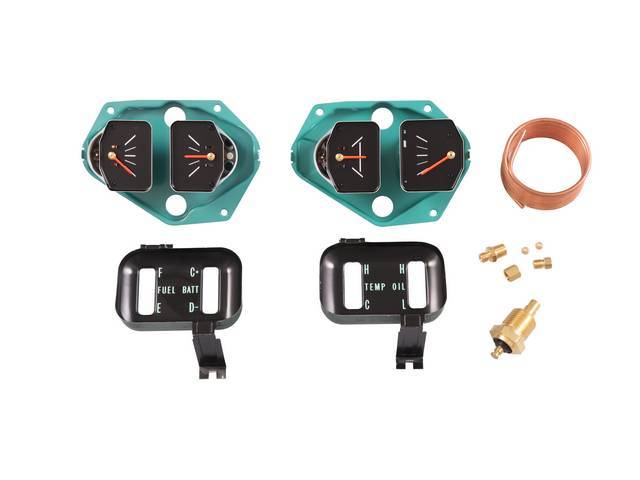 Super Sport Gauge Kit, Can be used to convert wrning lights, Reproduction for (66-67)