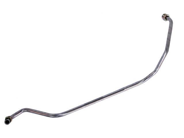 Pump To Carburetor Fuel Line, 3/8 Inch O.D., Stainless Steel (OE is Carbon Steel), 1 Piece, reproduction