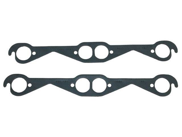 Exhaust Manifold / Header Gasket Set, 1.59 inch diameter, Perforated Steel Core w/ anti-stick backing, Fel Pro