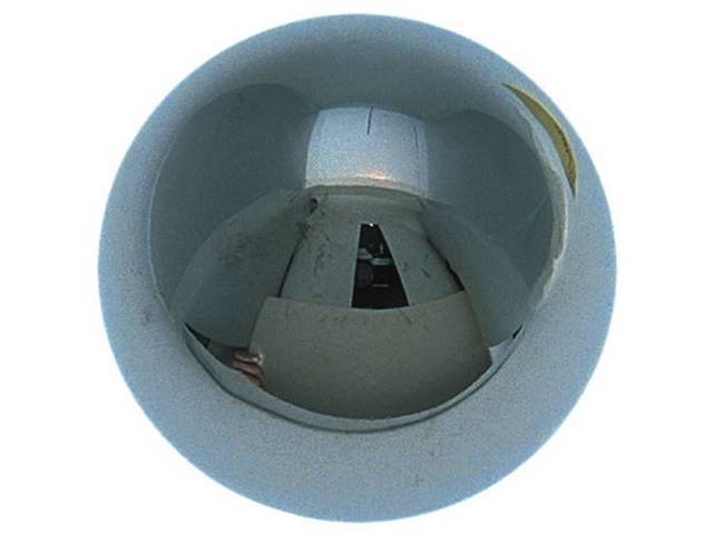 Shift Knob, 1 Piece, Chrome, 5/16 Inch Thread, reproduction