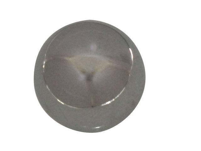Shift Knob, 1 Piece, Chrome, 9/16 Inch Thread, reproduction