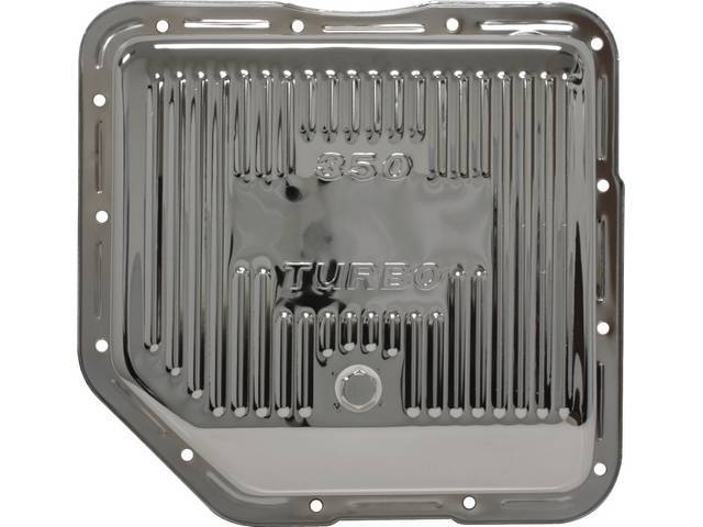 Transmission Oil Pan, Turbo 350 / TH350 3-Speed A/T, chrome finish