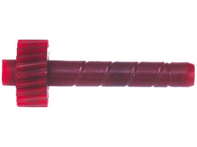 Speedometer Driven Gear, Red, 21 Tooth, AC-Delco
