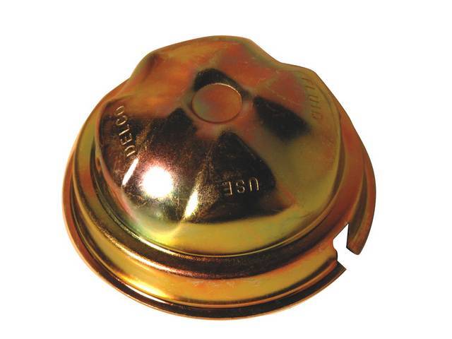 Master Cylinder Reservoir Cap / Cover, OE correct plated finish, reproduction