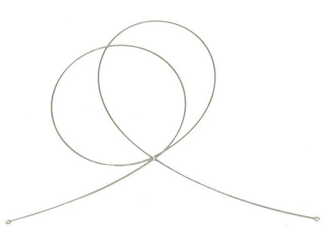 Parking Brake Cable, Intermediate, reproduction