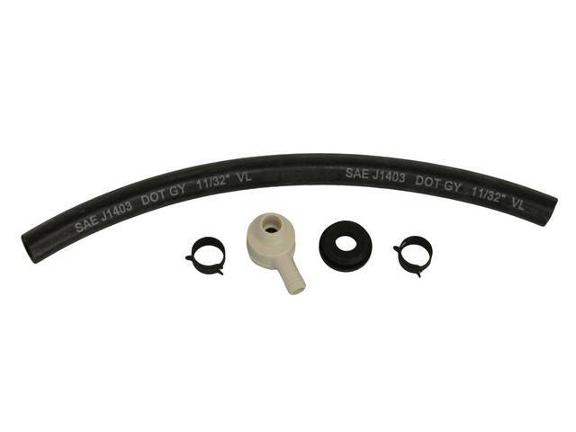 Power Brake Booster Vacuum Hose Kit, reproduction